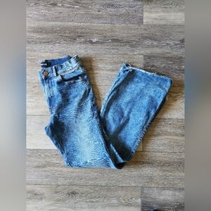 Express Blue Flare & Wide Leg Jeans
